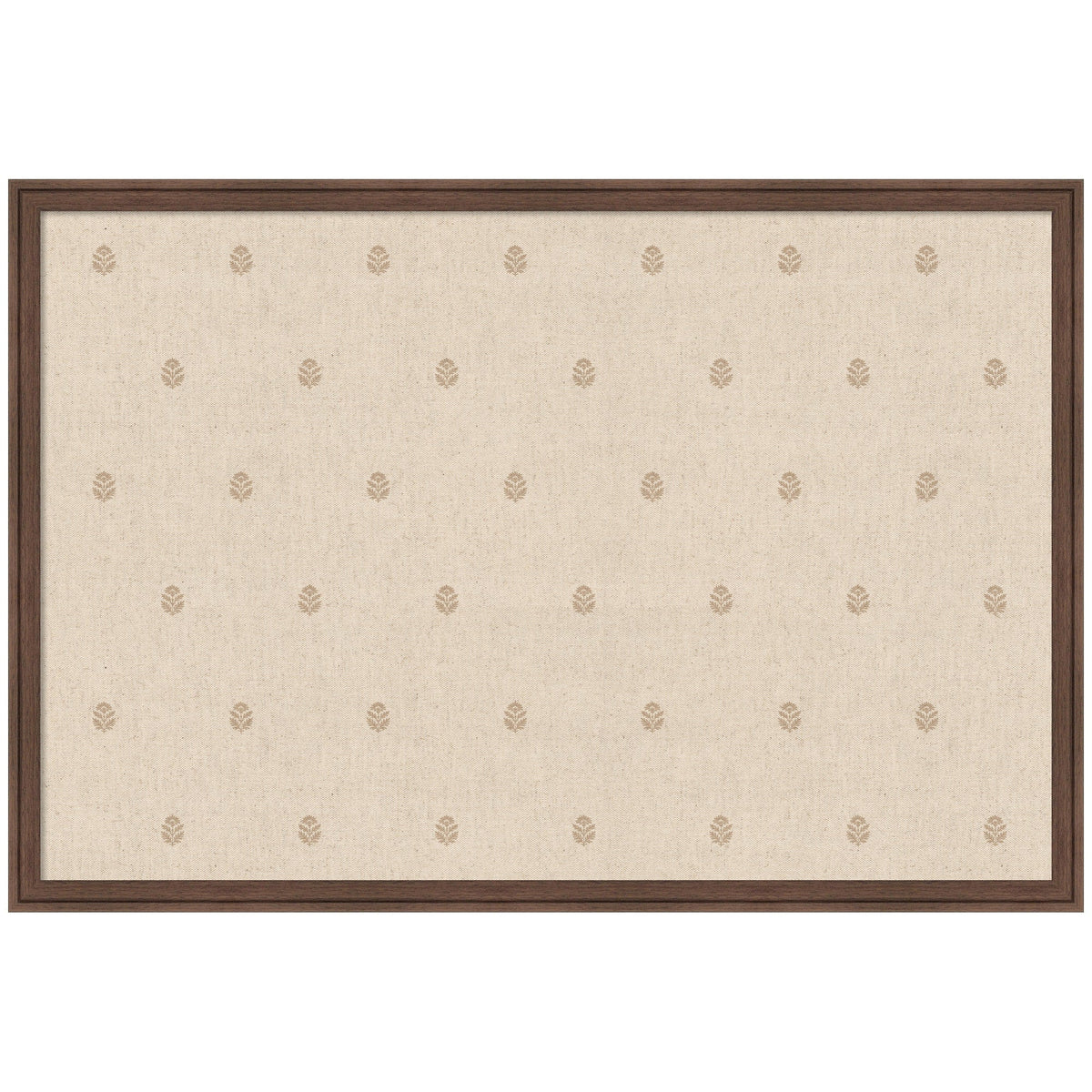 Pinboard Beige Botanical Block Print