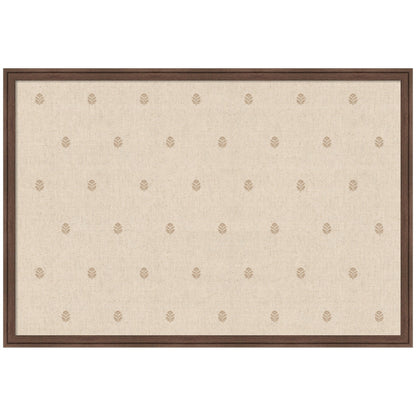 Pinboard Beige Botanical Block Print