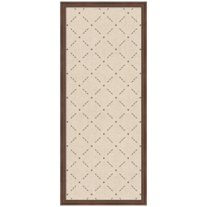 Pinboard Green Lattice Print