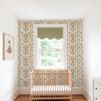 Beacon Meadow (Cream) Wallpaper