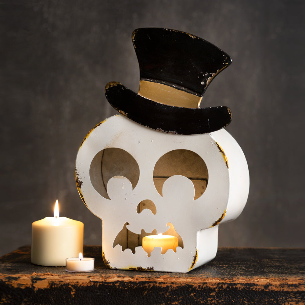 Skeleton Candle Holder