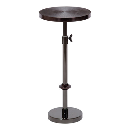 Engles Adjustable Embossed Metal Table and Plant Stand