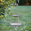 Stone Gardens Two-Tier Hanging Bird Feeder