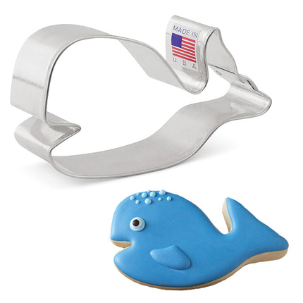 Cute Whale Cookie Cutter 3 7/8