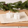 LED Flickering Snowflake Candles, Sm