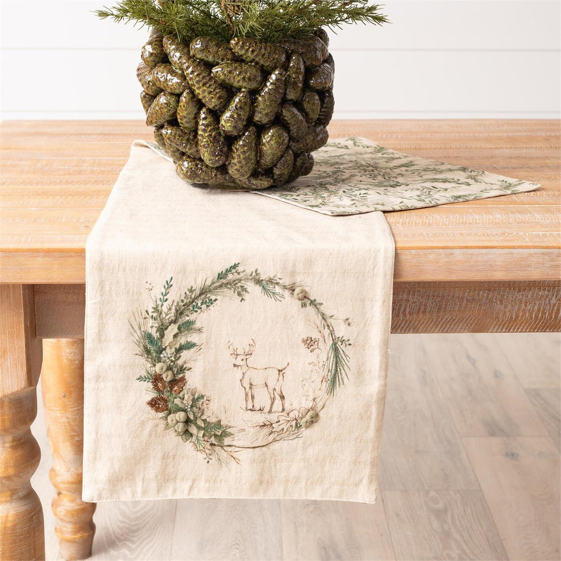 Reversible Table Runner - Holly And Ivy