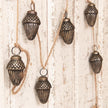 Garland - Antiqued Glass Acorns