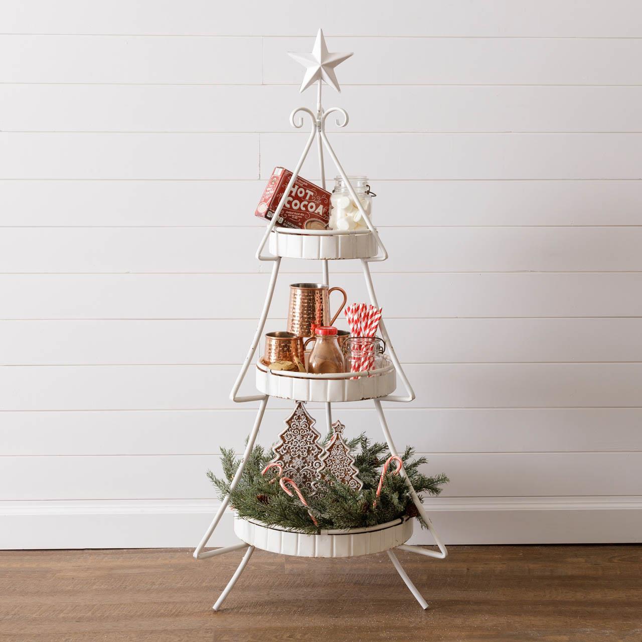 Three-Tiered Tree Tray