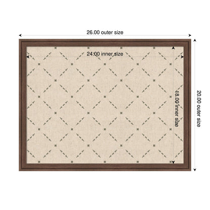 Pinboard Green Lattice Print