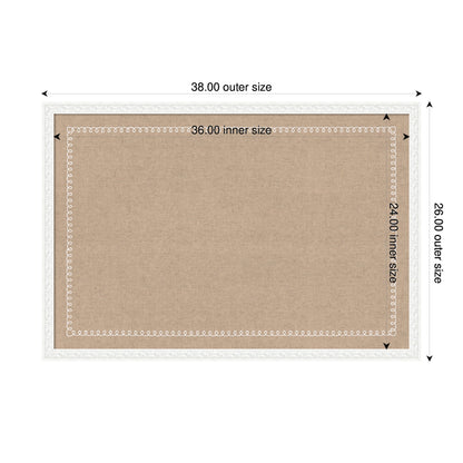 Pinboard White Scalloped Edge