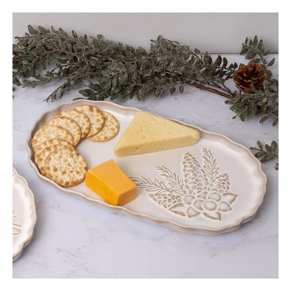 Serving Plate - Winter Woodland