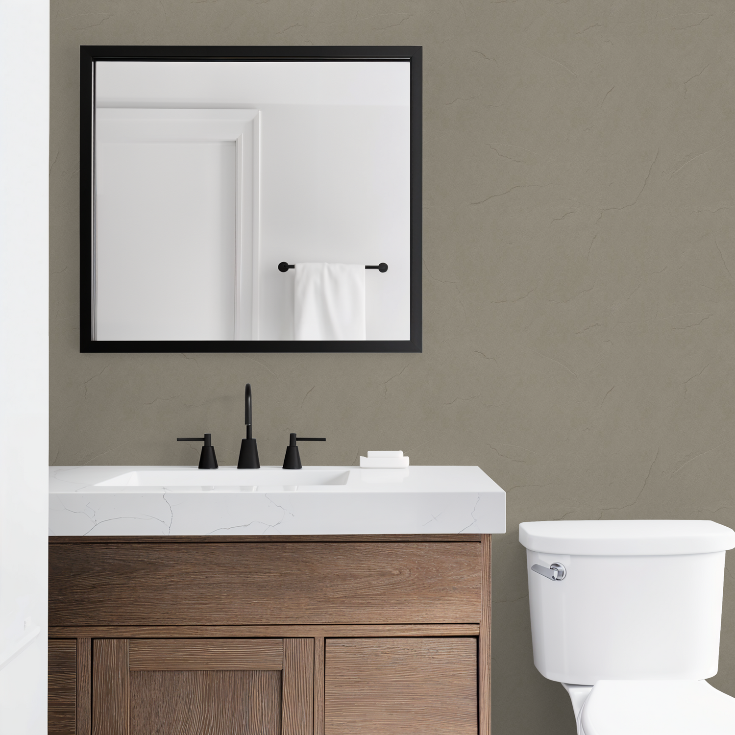 Plaster (Gray) Wallpaper