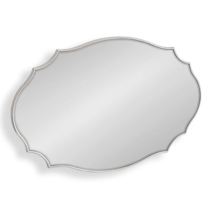 Leanna Scalloped Oval Wall Mirror