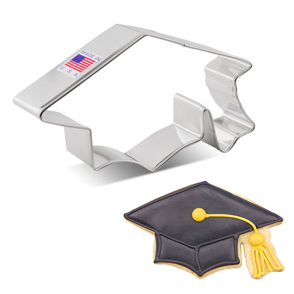 Graduation Cap Cookie Cutter 4 3/8