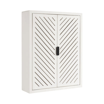 Mezzeta Tall Wood Bath Cabinet