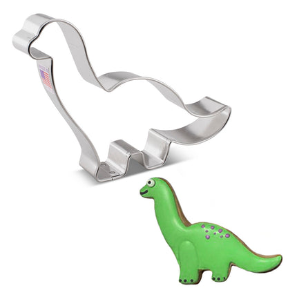 Brontosaurus Dinosaur Cookie Cutter 4 7/8