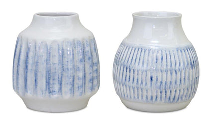 Wavy Vases (Set of 2)