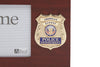 Police Department Medallion 4-Inch by 6-Inch Desktop Picture Frame