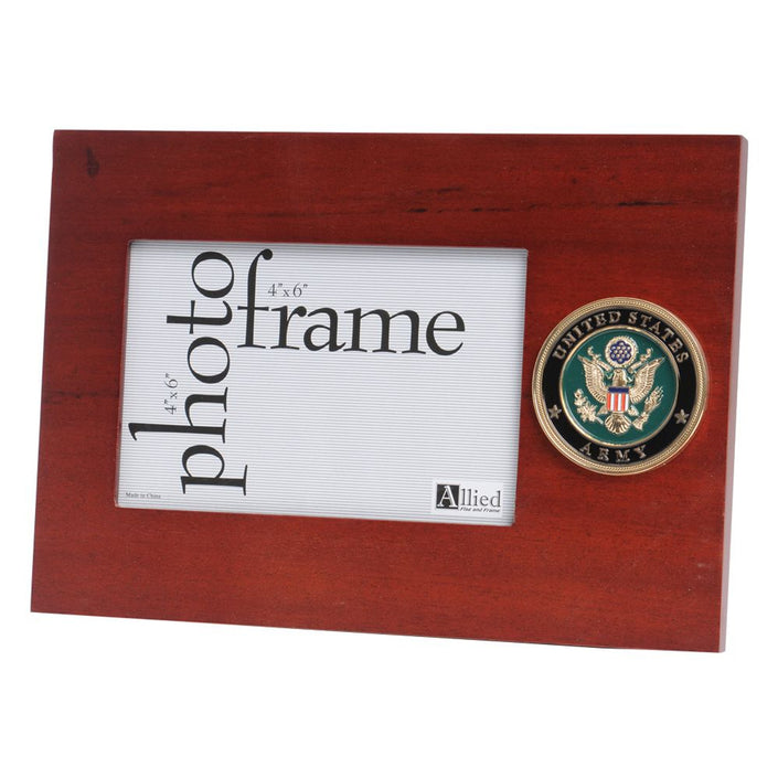 U.S. Army Medallion 4-Inch by 6-Inch Desktop Picture Frame
