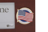 American Flag Medallion 4-Inch by 6-Inch Desktop Picture Frame