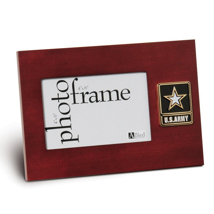 Go Army Medallion 4-Inch by 6-Inch Desktop Picture Frame