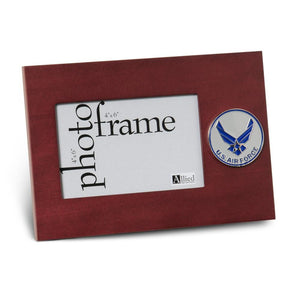 Aim High Air Force Medallion 4-Inch by 6-Inch Desktop Picture Frame