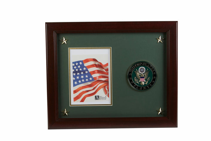 U.S. Army Medallion 5-Inch by 7-Inch Picture Frame with Stars