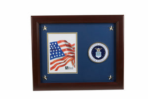 U.S. Air Force Medallion 5-Inch by 7-Inch Picture Frame with Stars