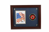 U.S. Marine Corps Medallion 5-Inch by 7-Inch Picture Frame with Stars