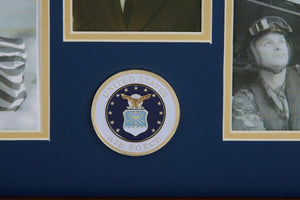 U.S. Air Force Medallion 5 Picture Collage Frame