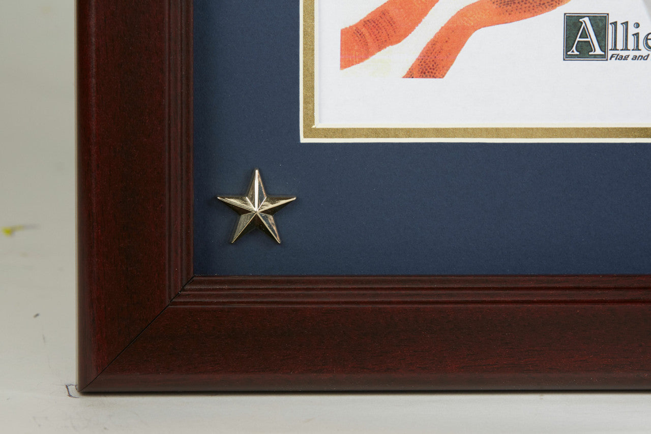 Aim High Air Force Medallion 5-Inch by 7-Inch Picture Frame with Stars