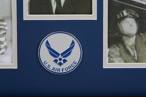 Aim High Air Force Medallion 5 Picture Collage Frame