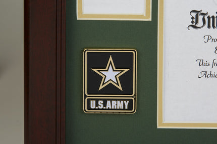 Go Army Medallion 8-Inch by 10-Inch Certificate and Medal Frame