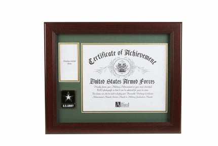 Go Army Medallion 8-Inch by 10-Inch Certificate and Medal Frame