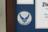 Aim High Air Force Medallion 8-Inch by 10-Inch Certificate and Medal Frame