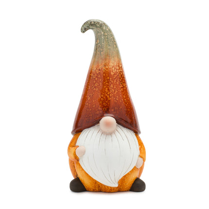 PUMPKIN GNOME (SET OF 2) 11.5”H TERRA COTTA