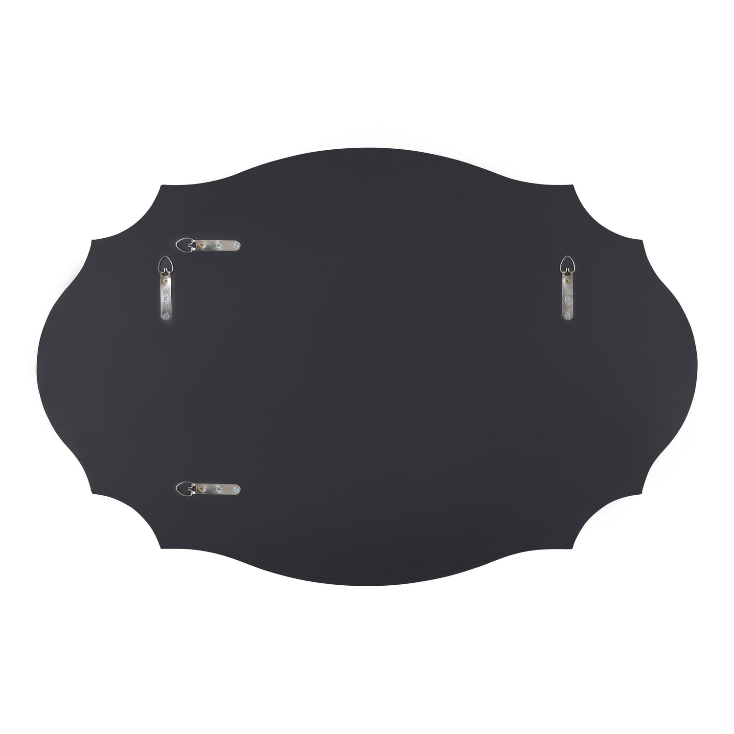 Leanna Scalloped Oval Wall Mirror