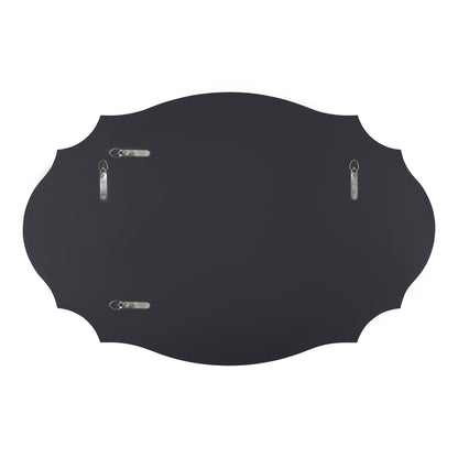Leanna Scalloped Oval Wall Mirror