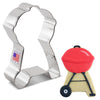 BBQ Grill Cookie Cutter 3.75