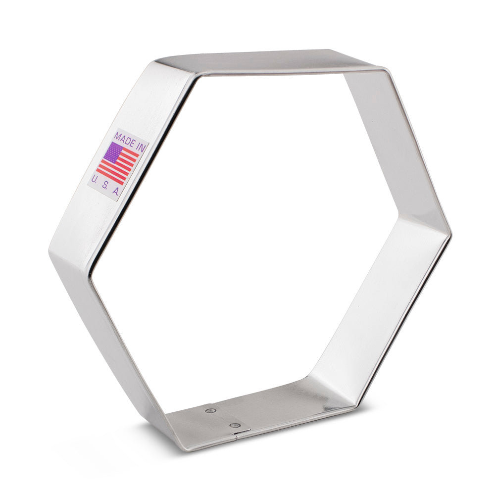 Hexagon Cookie Cutter, 3 3/4