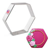 Hexagon Cookie Cutter, 3 3/4