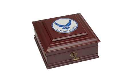 Aim High Air Force Medallion Desktop Box