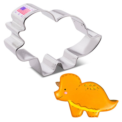 Baby Triceratops Cookie Cutter 2.8