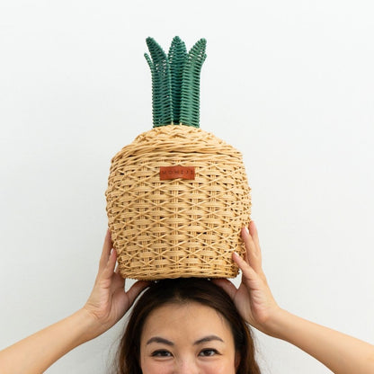 Pineapple Storage Basket Small - Natural