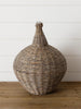 WILLOW DEMIJOHN WITH GLASS TOP