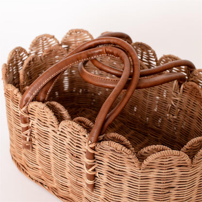 Natural Grace Handled Basket (Set of 2)