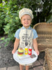 CHILD'S APRON AND HAT - GRILL MASTER