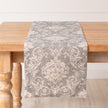 Table Runner- Vintage Inspired Print, Dusty Blue