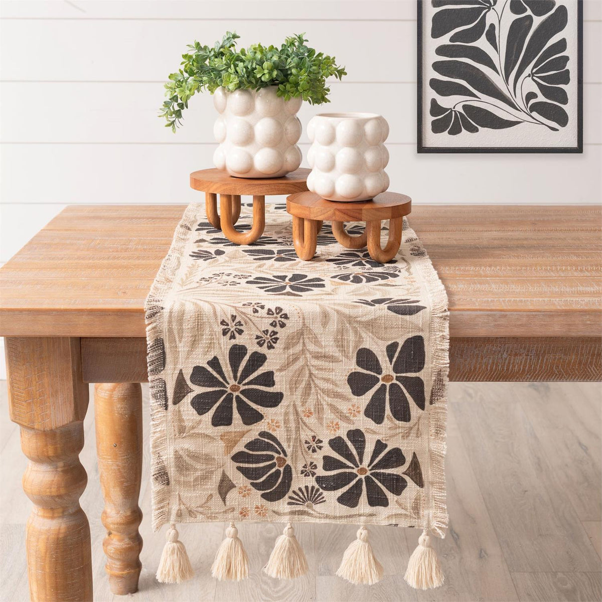 Table Runner - Modern Botanical
