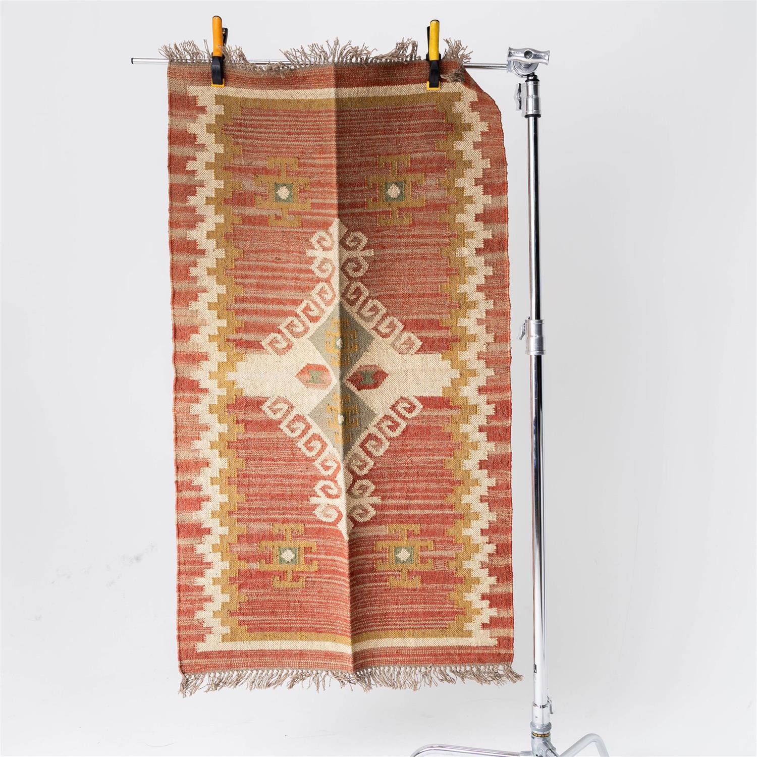 Rug - Kilim Dhurrie Rug Jute, Wool, 3&
